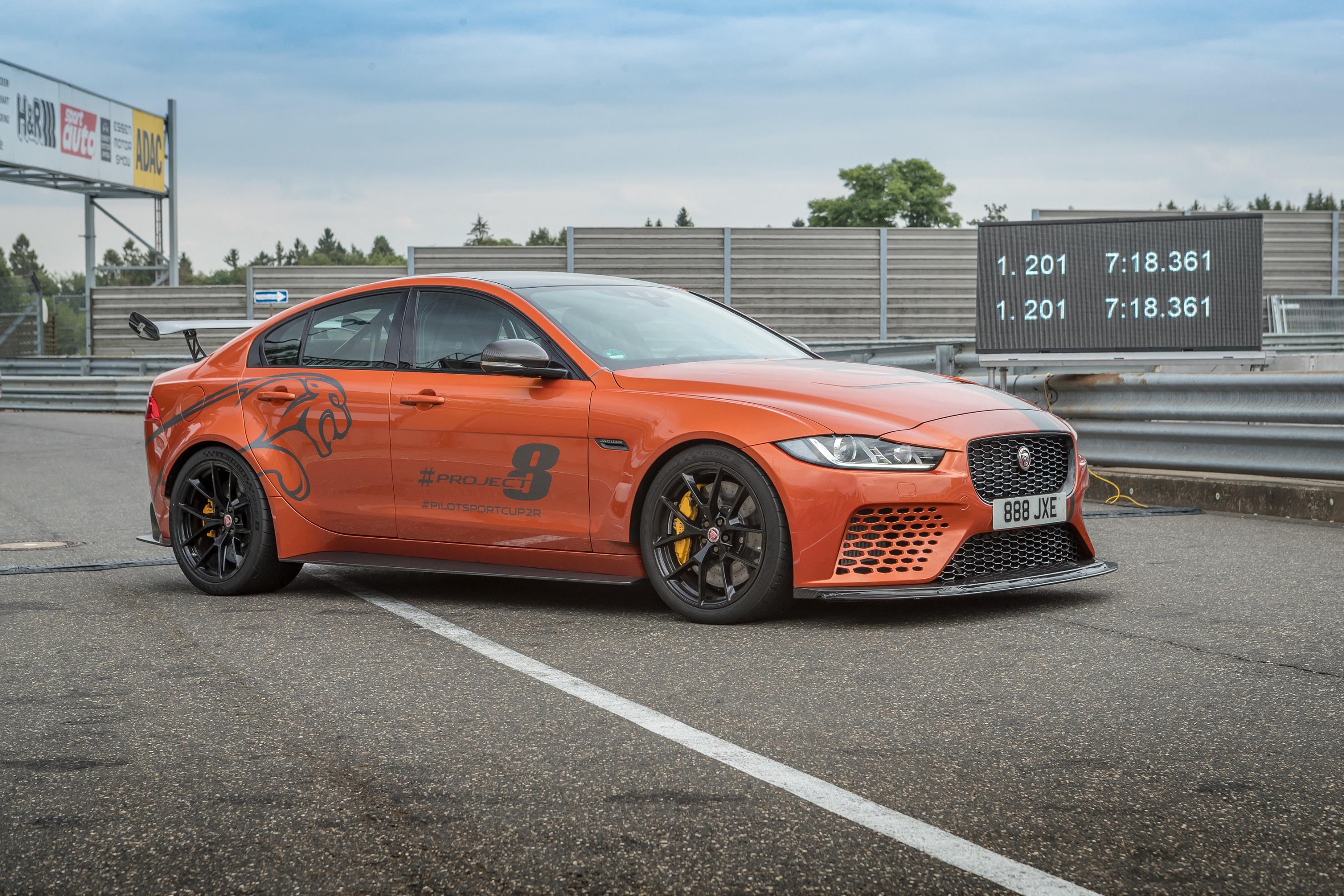 Jaguar XE SV Project 8 returns to the Nordschleife to break its own record Jaguar XE SV Project 8 returns to the Nordschleife to break its own record