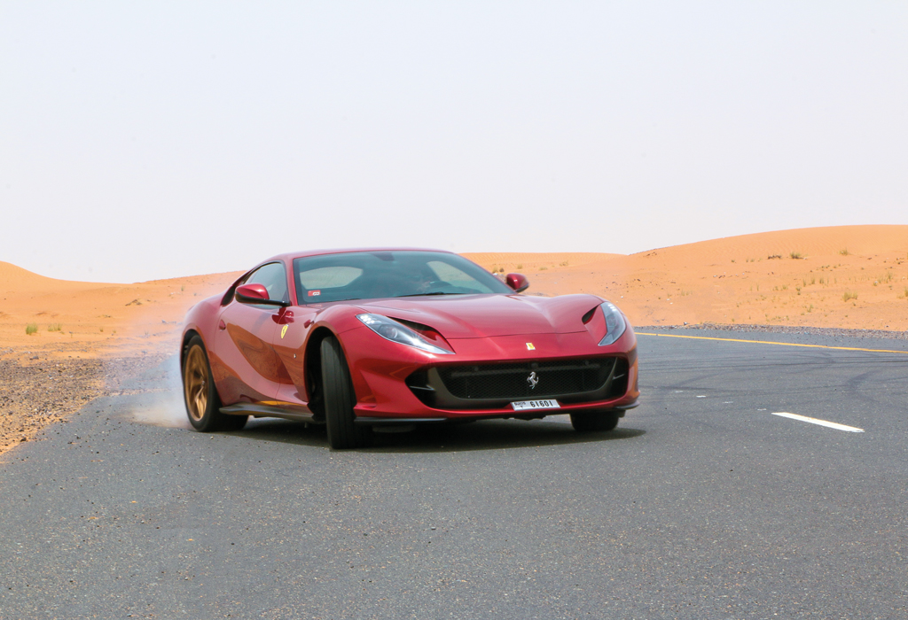 Taming the Ferrari 812 Superfast in Dubai Taming the Ferrari 812 Superfast in Dubai