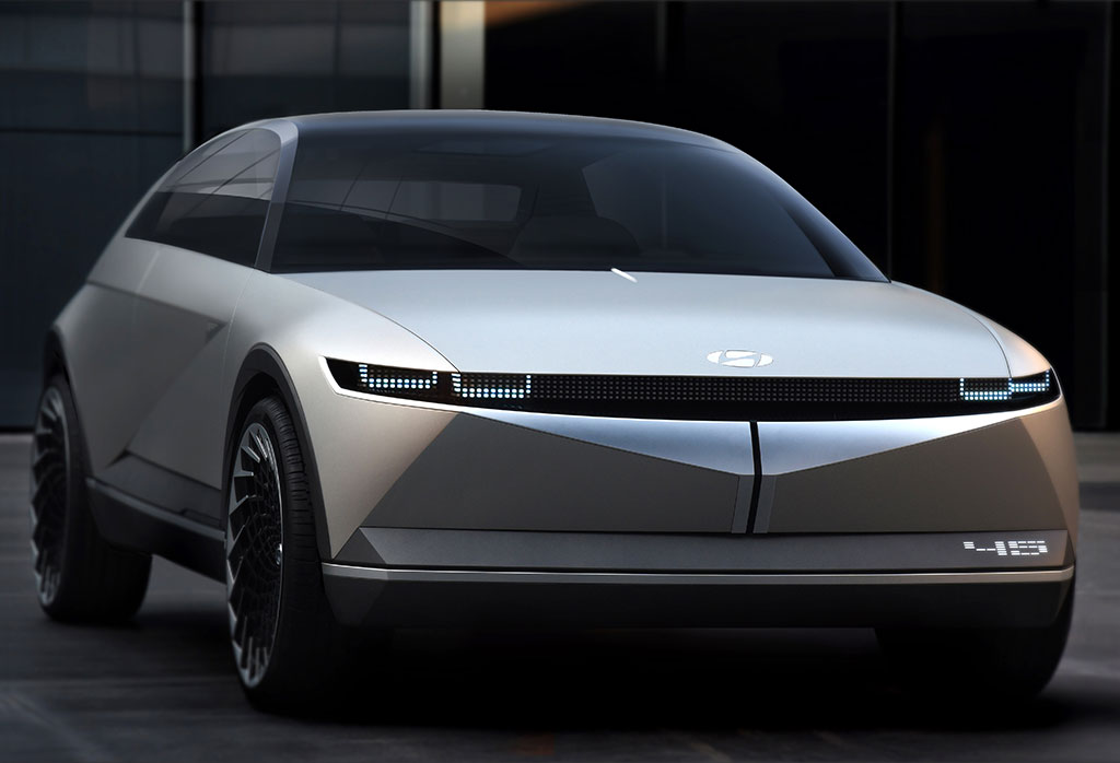 Hyundai showcases their EV design with the 45 EV Concept Hyundai showcases their EV design with the 45 EV Concept