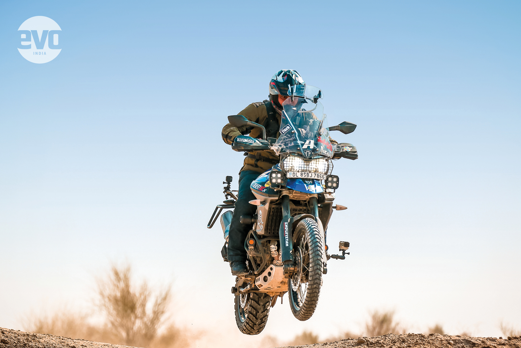 Through Rajasthan on the Triumph Tiger