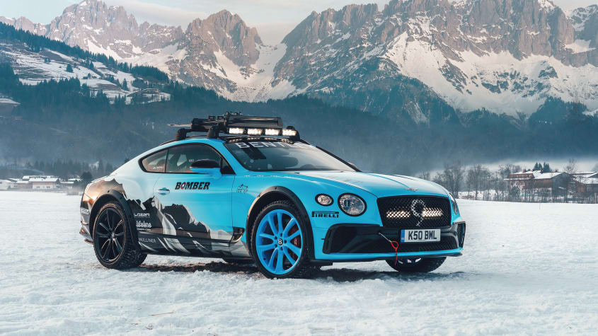 Bentley prepares a Continental GT for the ice Bentley prepares a Continental GT for the ice