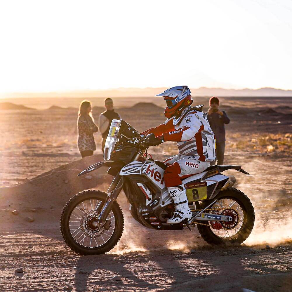 Hero MotoSports’ Paulo Goncalves finishes 4th in stage four at the 2020 Dakar Hero MotoSports’ Paulo Goncalves finishes 4th in stage four at the 2020 Dakar