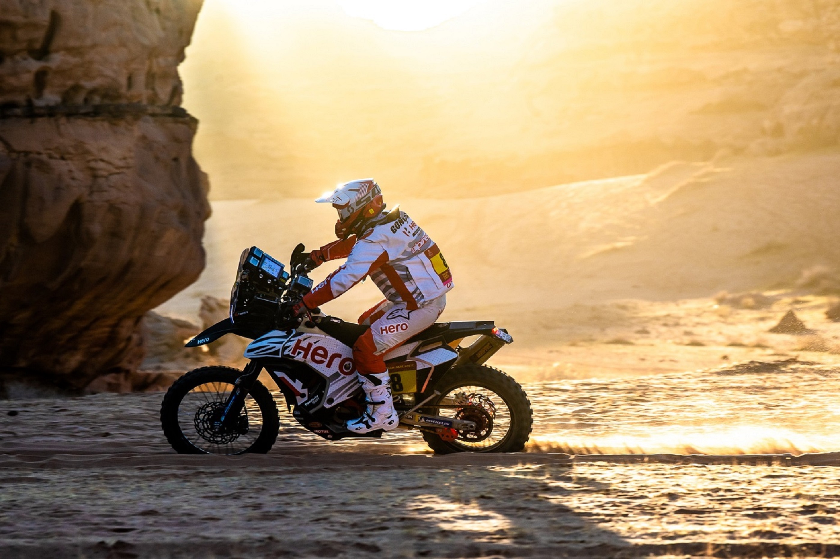 Hero MotoSports’ Paulo Goncalves delivers a second top 10 finish in stage 5 at the Dakar rally