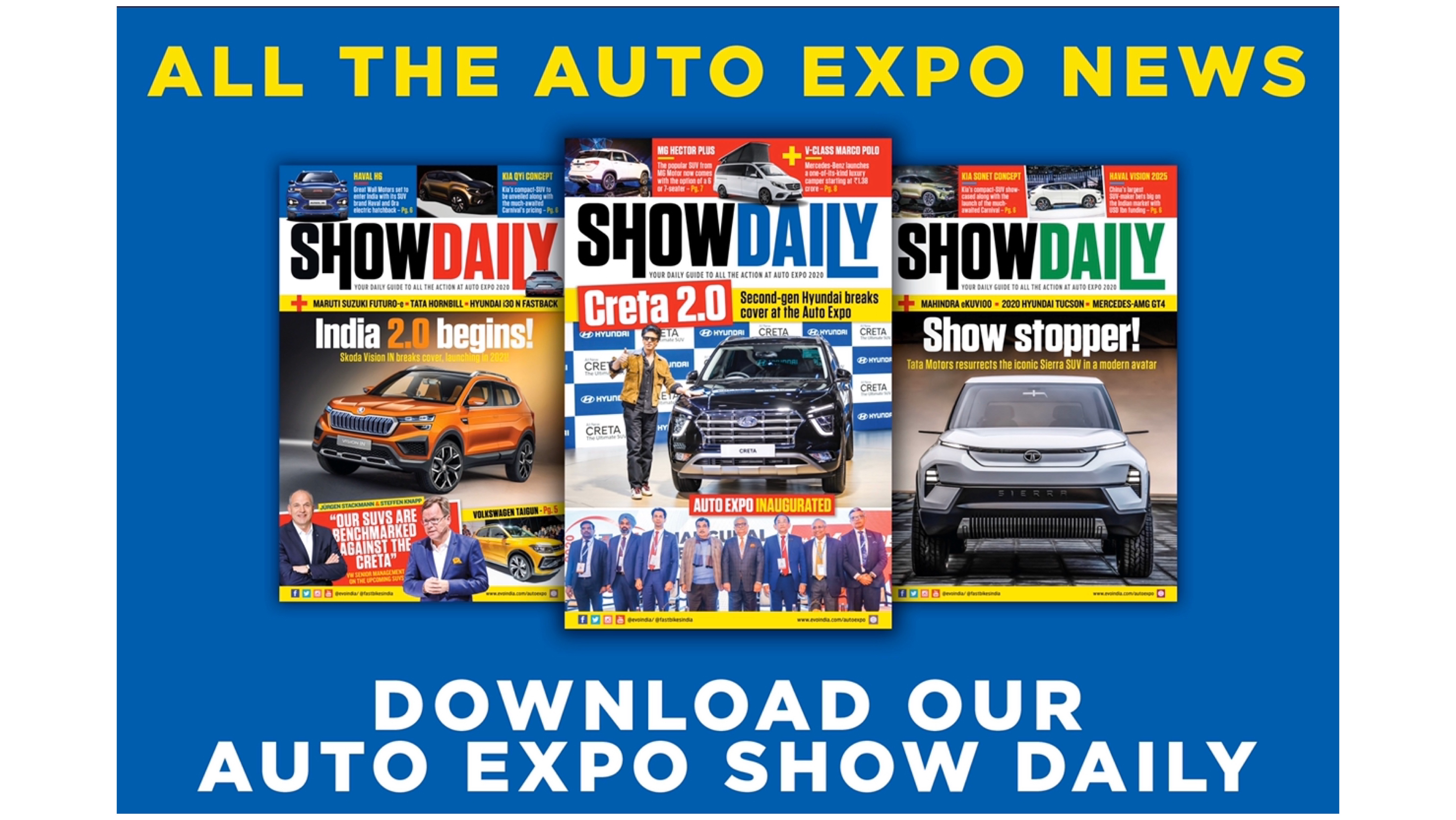 Auto Expo 2020: Download the official daily show guide