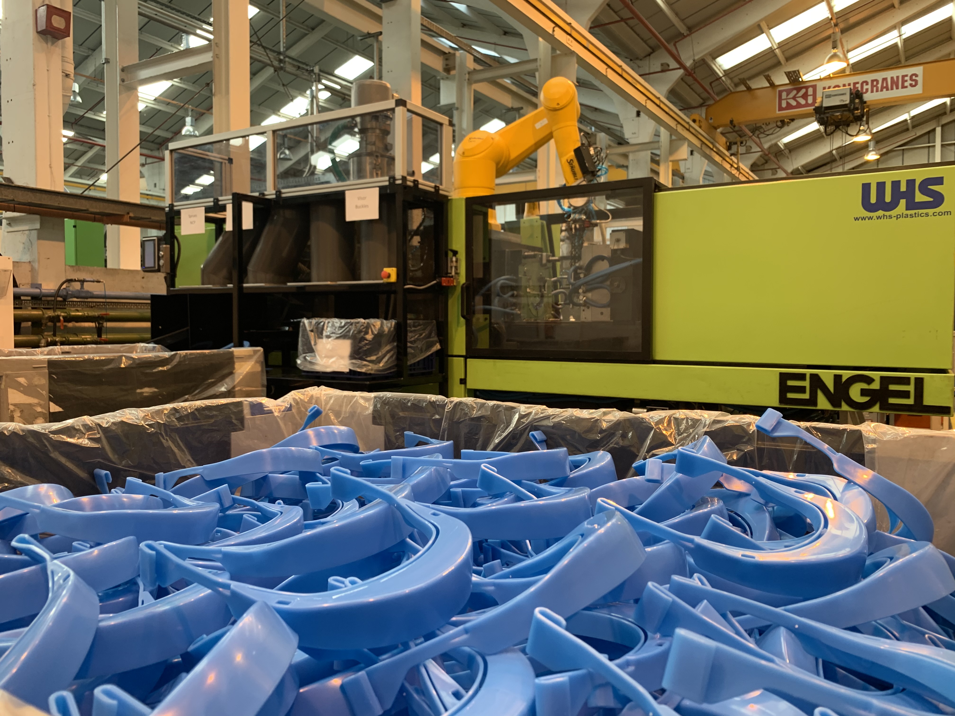 Jaguar Land Rover increases the scale of production for face shields to fight Covid-19