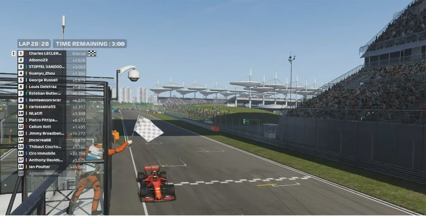 F1 Esports Virtual Grand Prix – Leclerc reigns again at Shanghai F1 Esports Virtual Grand Prix – Leclerc reigns again at Shanghai