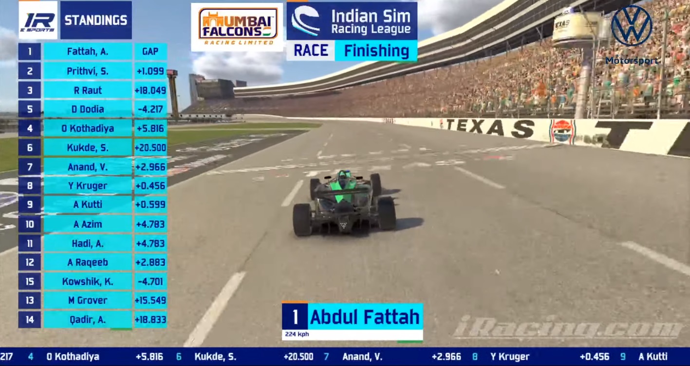 Indian Sim Racing League: Abdul Azim, Abdul Fattah bring in surprise victories Indian Sim Racing League: Abdul Azim, Abdul Fattah bring in surprise victories
