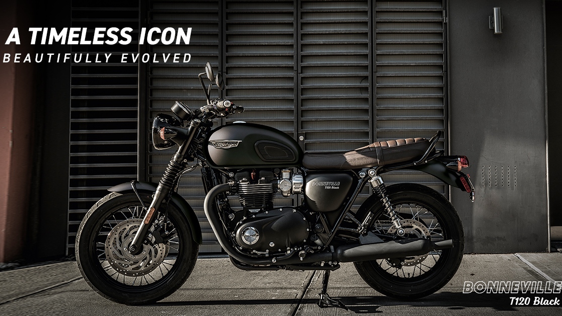 Triumph launches the Bonneville T100 and T120 Black editions in India Triumph launches the Bonneville T100 and T120 Black editions in India
