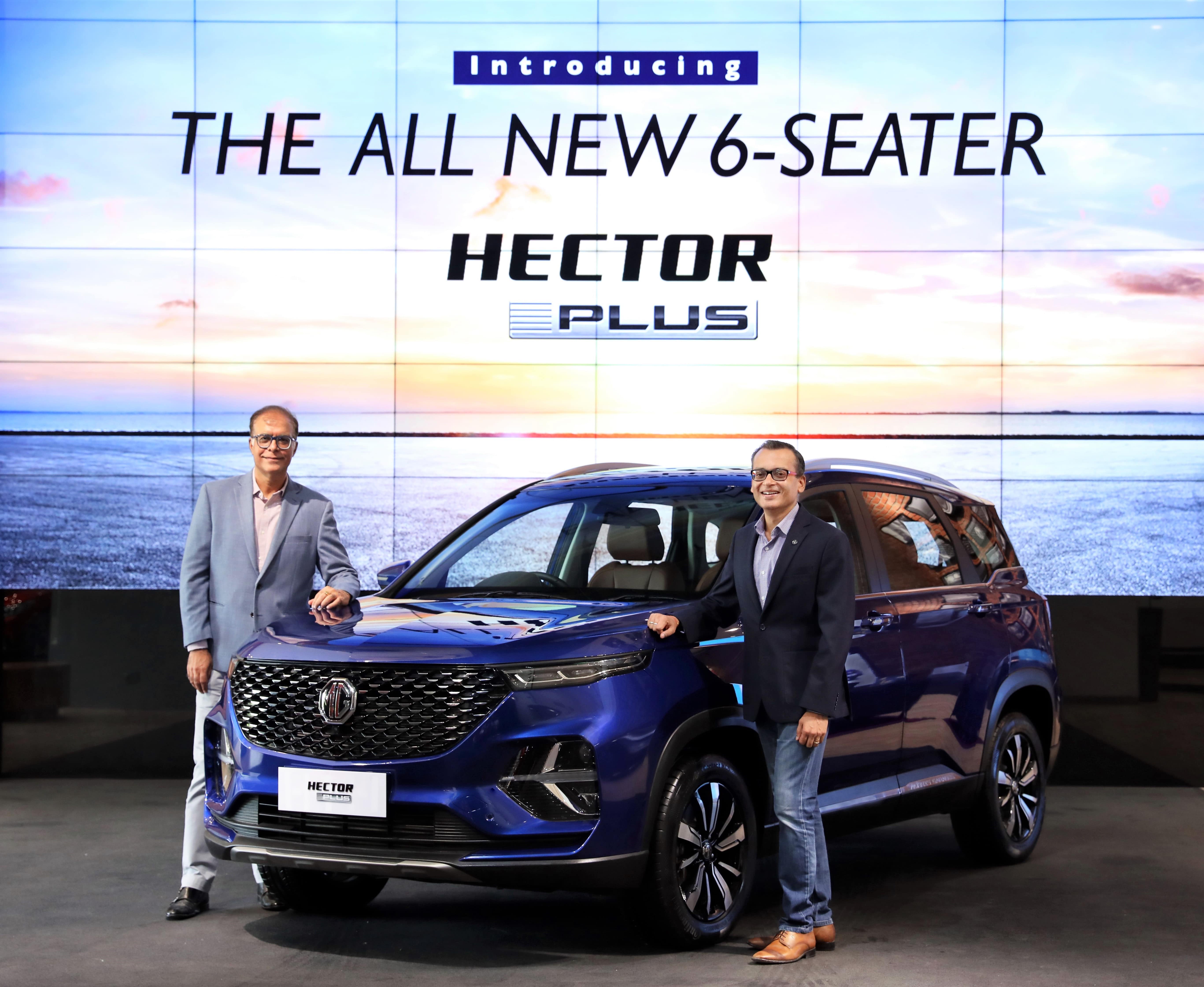 MG Hector Plus launched at Rs 13.48 lakh in India MG Hector Plus launched at Rs 13.48 lakh in India