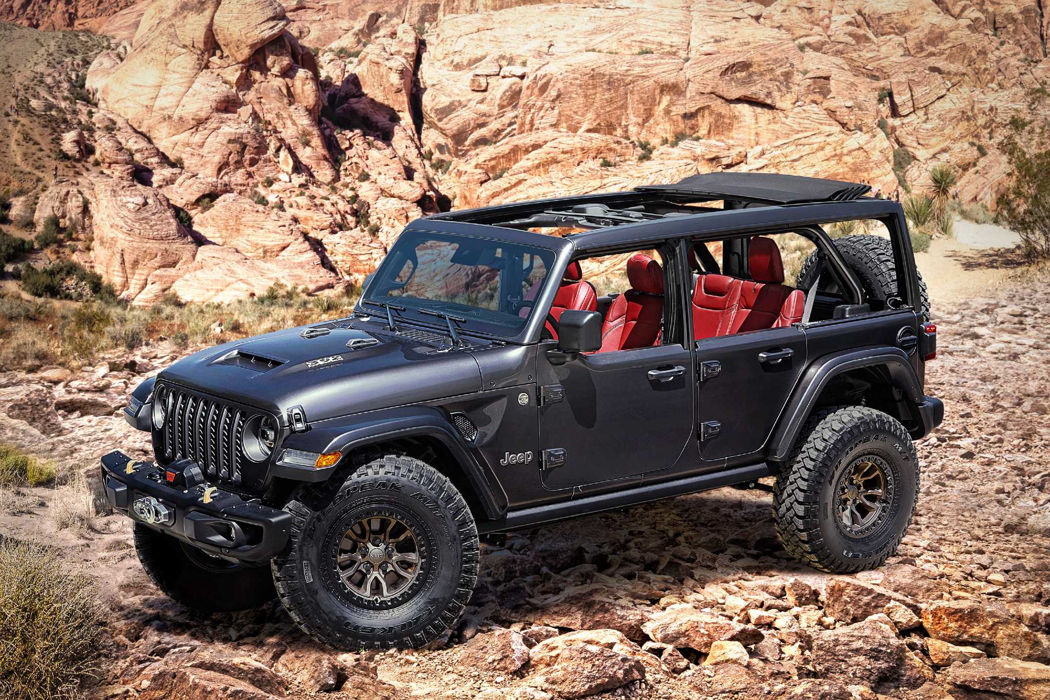 Jeep unveils the Wrangler Rubicon 392 concept with a V8 engine Jeep unveils the Wrangler Rubicon 392 concept with a V8 engine