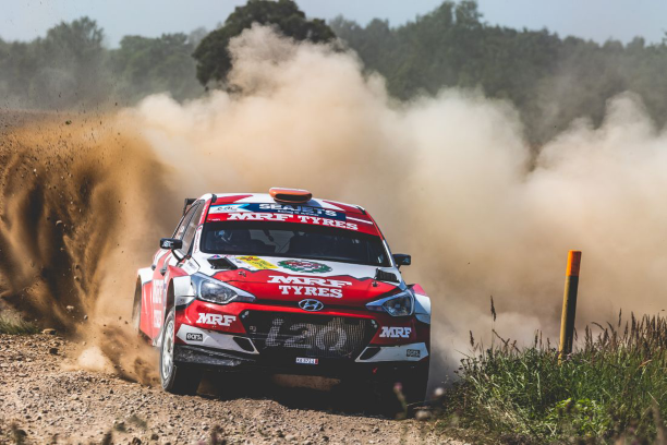 Team MRF Tyres finishes fifth and sixth at Rally Liepaja