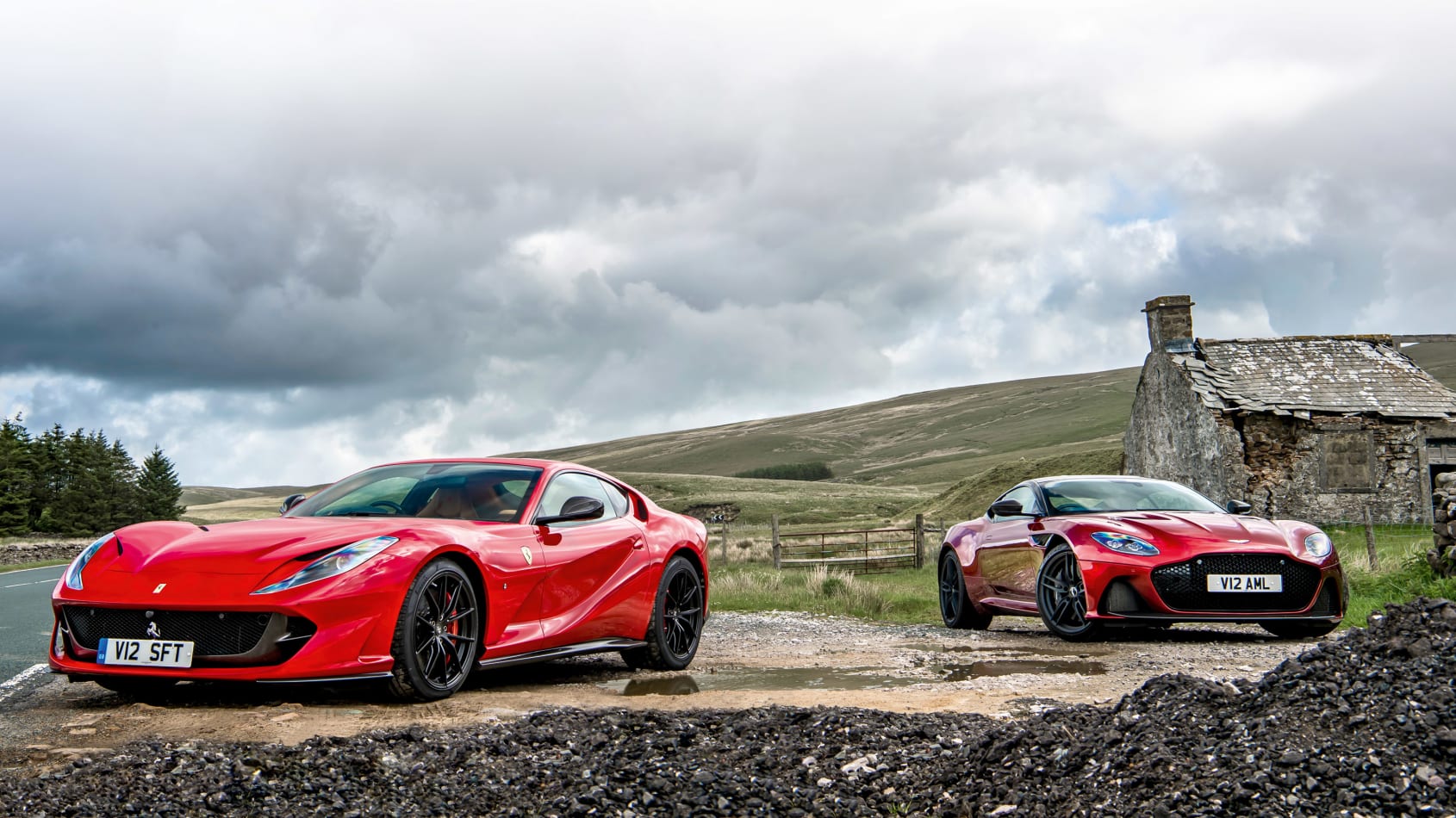 Aston Martin DBS Superleggera v Ferrari 812 Superfast Aston Martin DBS Superleggera v Ferrari 812 Superfast