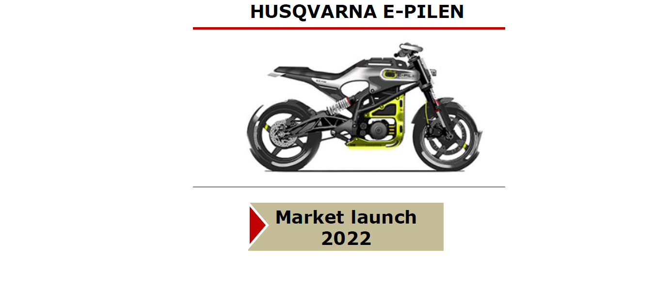 Husqvarna working on an electric ‘pilen Husqvarna working on an electric ‘pilen