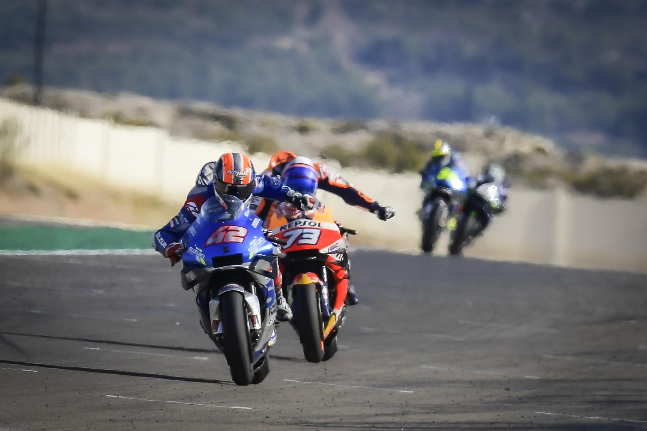 Alex Rins scores the win at Aragon Alex Rins scores the win at Aragon