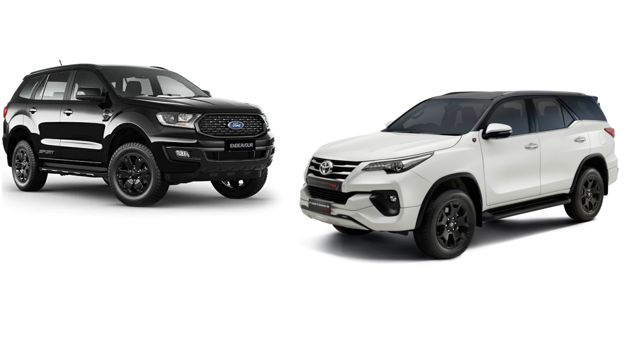 Ford Endeavour Sport vs Toyota Fortuner TRD: Specification Comparison. How different are the ‘sporty’ variants of the two full-size SUVs? Ford Endeavour Sport vs Toyota Fortuner TRD: Specification Comparison. How different are the ‘sporty’ variants of the two full-size SUVs?