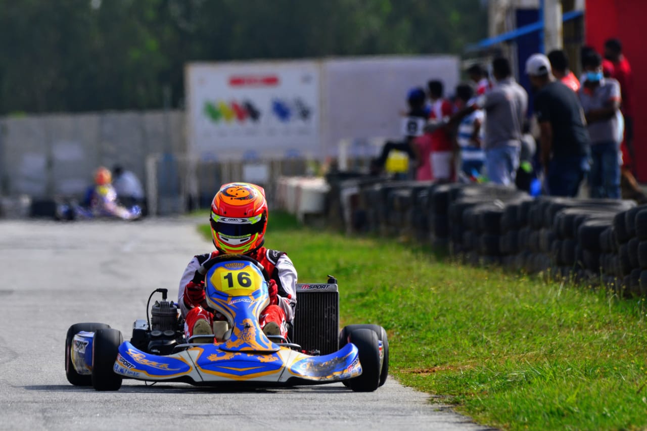 Ruhaan Alva does a clean sweep at the National Karting Championship X30 Class Ruhaan Alva does a clean sweep at the National Karting Championship X30 Class