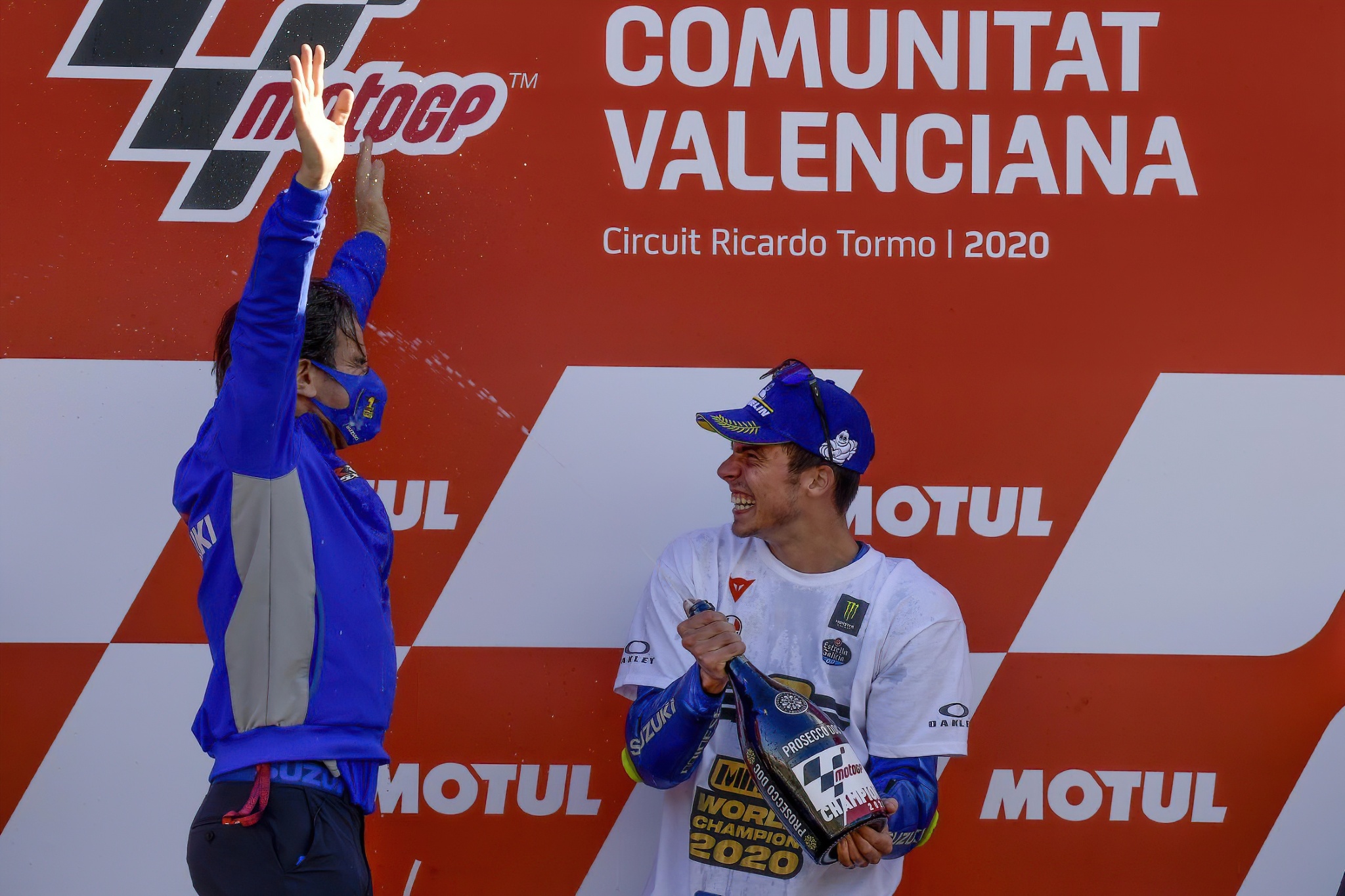 Joan Mir claims the 2020 MotoGP World Championship Joan Mir claims the 2020 MotoGP World Championship