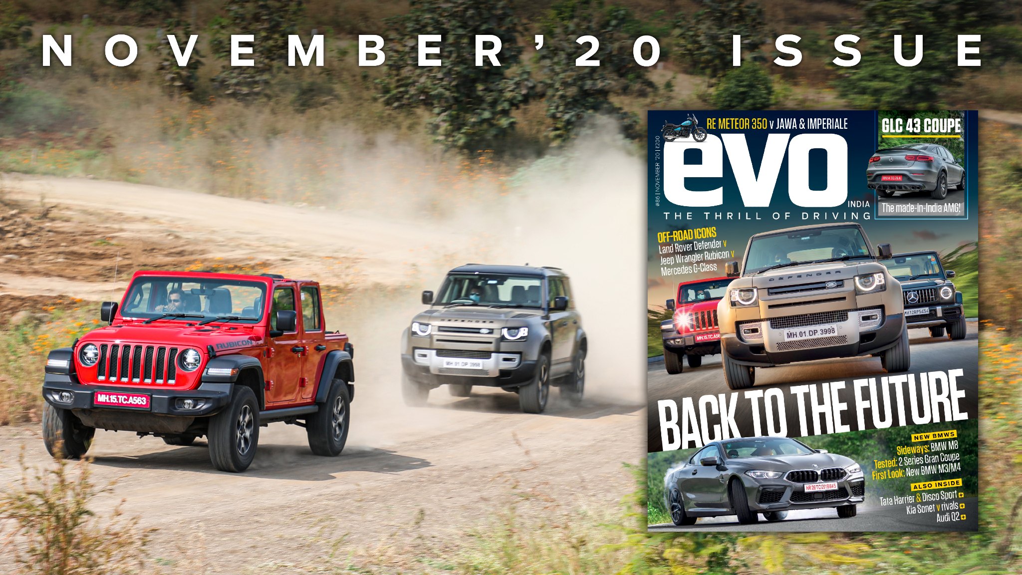 Reborn icons star in the November ‘20 issue of evo India! Reborn icons star in the November ‘20 issue of evo India!