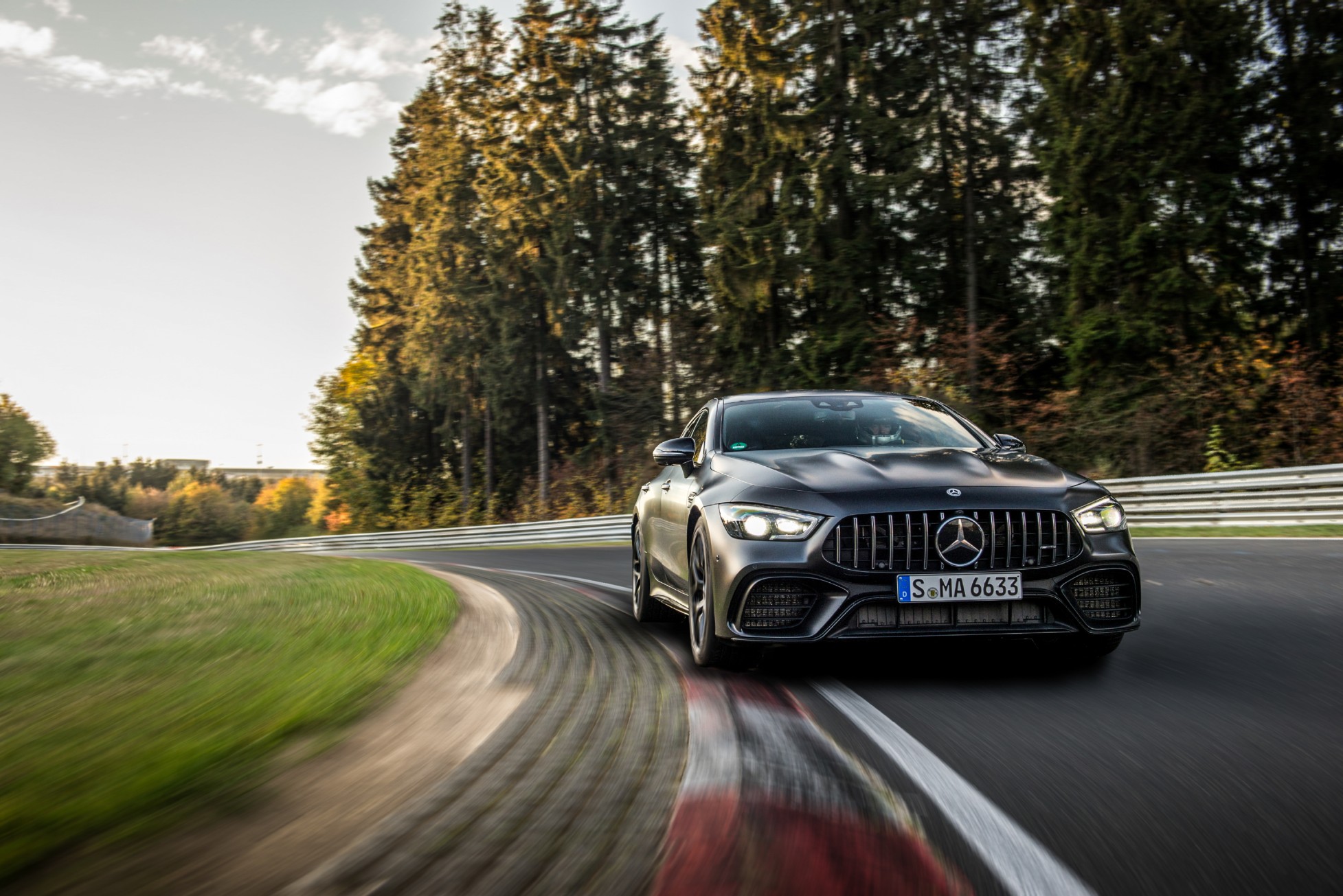 Mercedes-AMG GT 63 S 4MATIC+ sets a new lap record in the Nurburgring Mercedes-AMG GT 63 S 4MATIC+ sets a new lap record in the Nurburgring