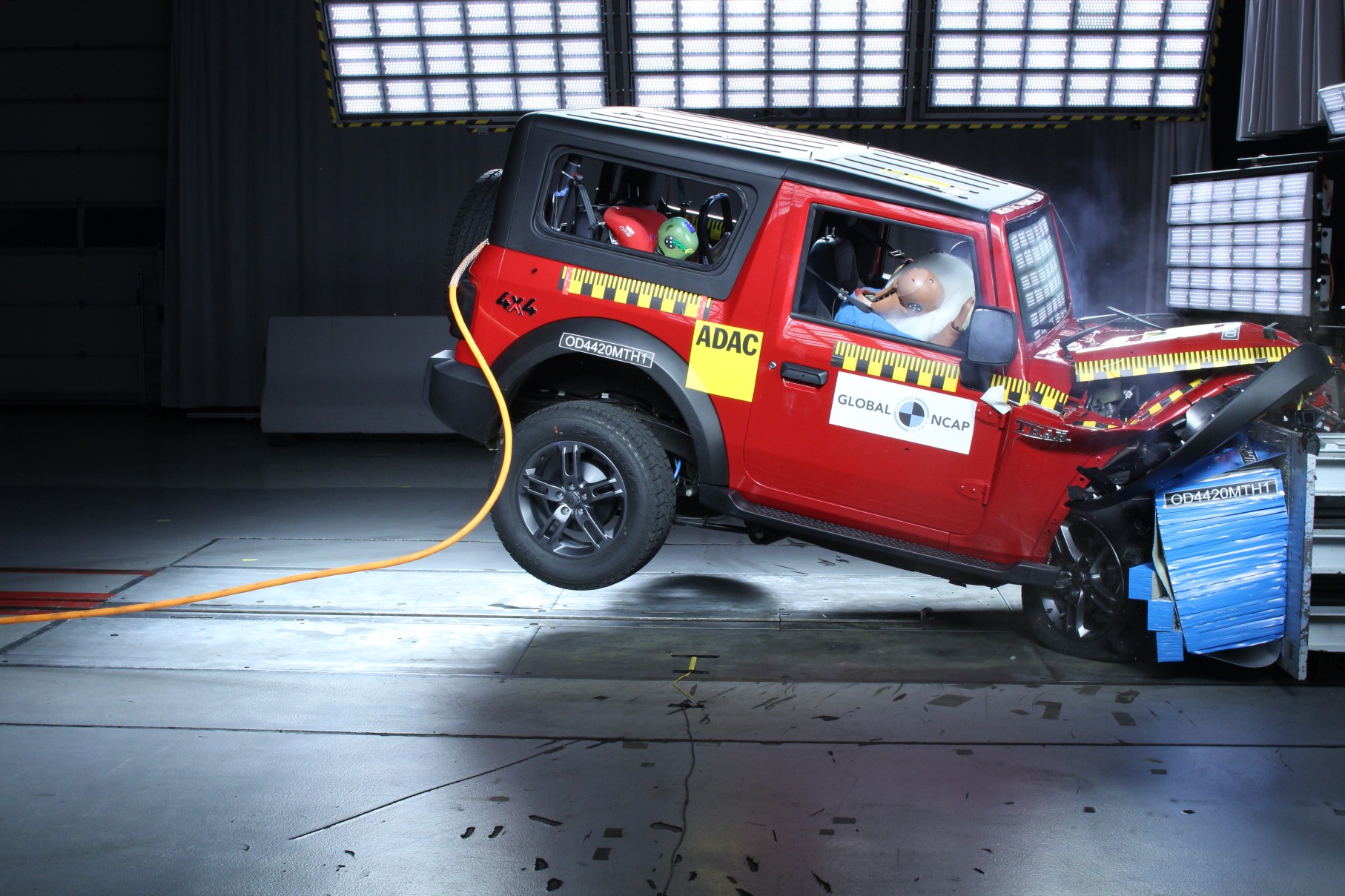 New Mahindra Thar receives four star rating in Global NCAP crash test