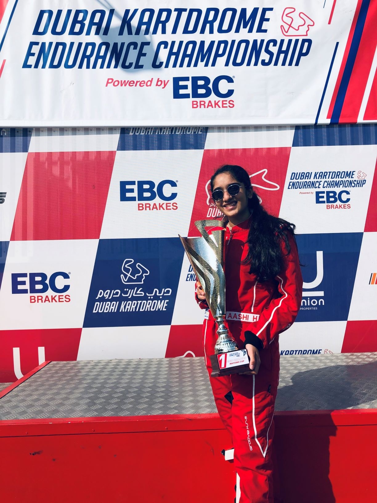 Aashi Hanspal grabs two podiums at the Dubai Endurance Karting Championship Aashi Hanspal grabs two podiums at the Dubai Endurance Karting Championship