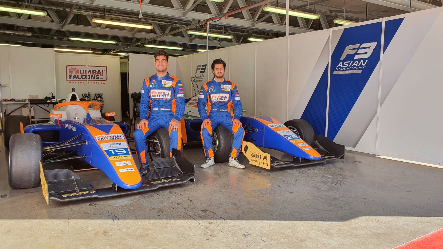Mumbai Falcons’ Jehan Daruvala and Kush Maini all set for the Formula 3 Asian Championship Mumbai Falcons’ Jehan Daruvala and Kush Maini all set for the Formula 3 Asian Championship