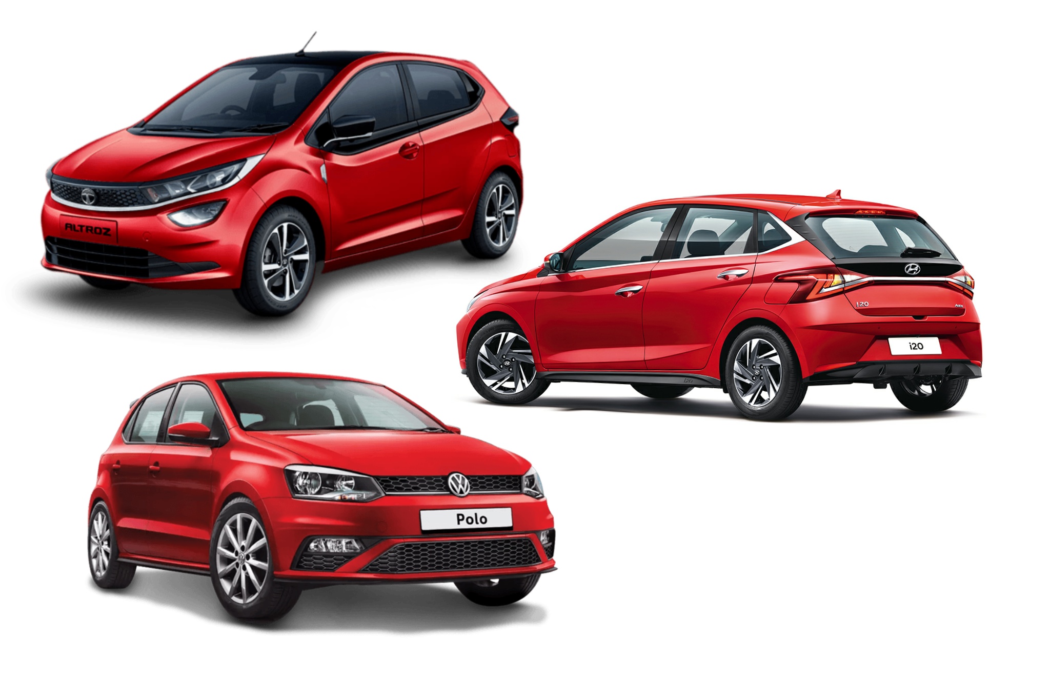Tata Altroz iTurbo vs Hyundai i20 turbo vs Volkswagen Polo TSI: Specification comparison Tata Altroz iTurbo vs Hyundai i20 turbo vs Volkswagen Polo TSI: Specification comparison