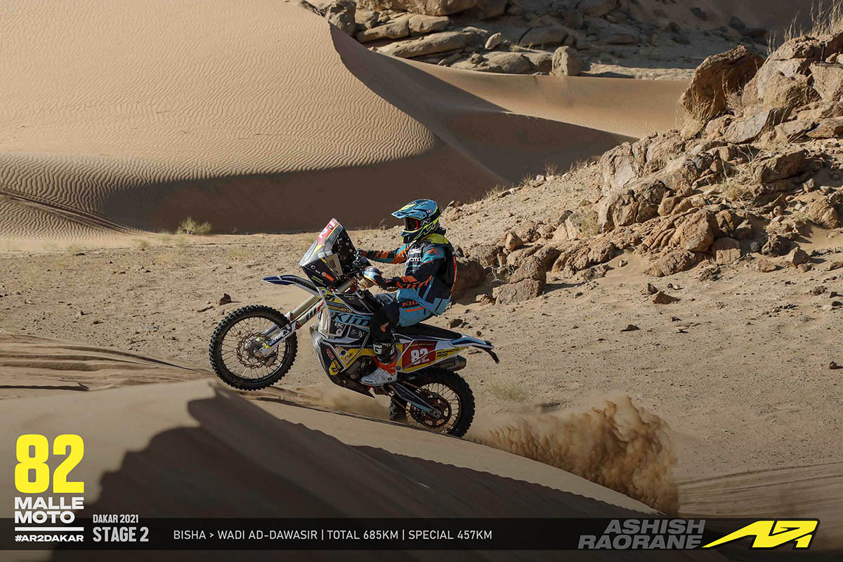 Ashish Raorane at Dakar 2021: Maintaining the momentum in Stage 2 Ashish Raorane at Dakar 2021: Maintaining the momentum in Stage 2