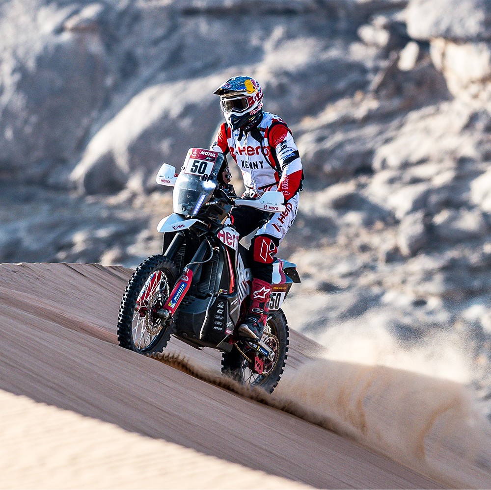 Hero MotoSports Team Rally riders move up significantly in Stage 2 of 2021 Dakar Hero MotoSports Team Rally riders move up significantly in Stage 2 of 2021 Dakar