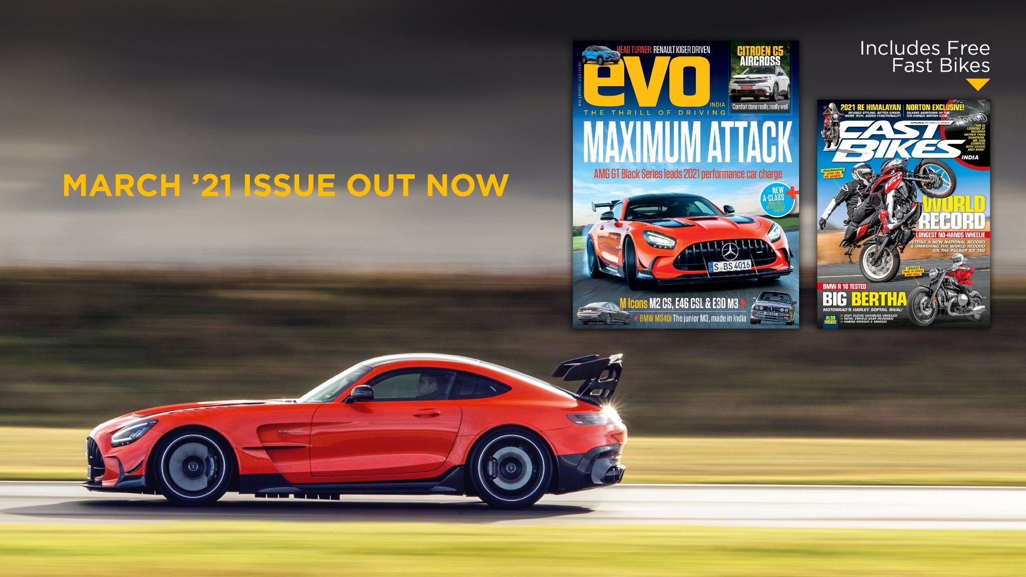 AMG GT Black Series and BMW M special star in the March 2021 issue of evo India AMG GT Black Series and BMW M special star in the March 2021 issue of evo India