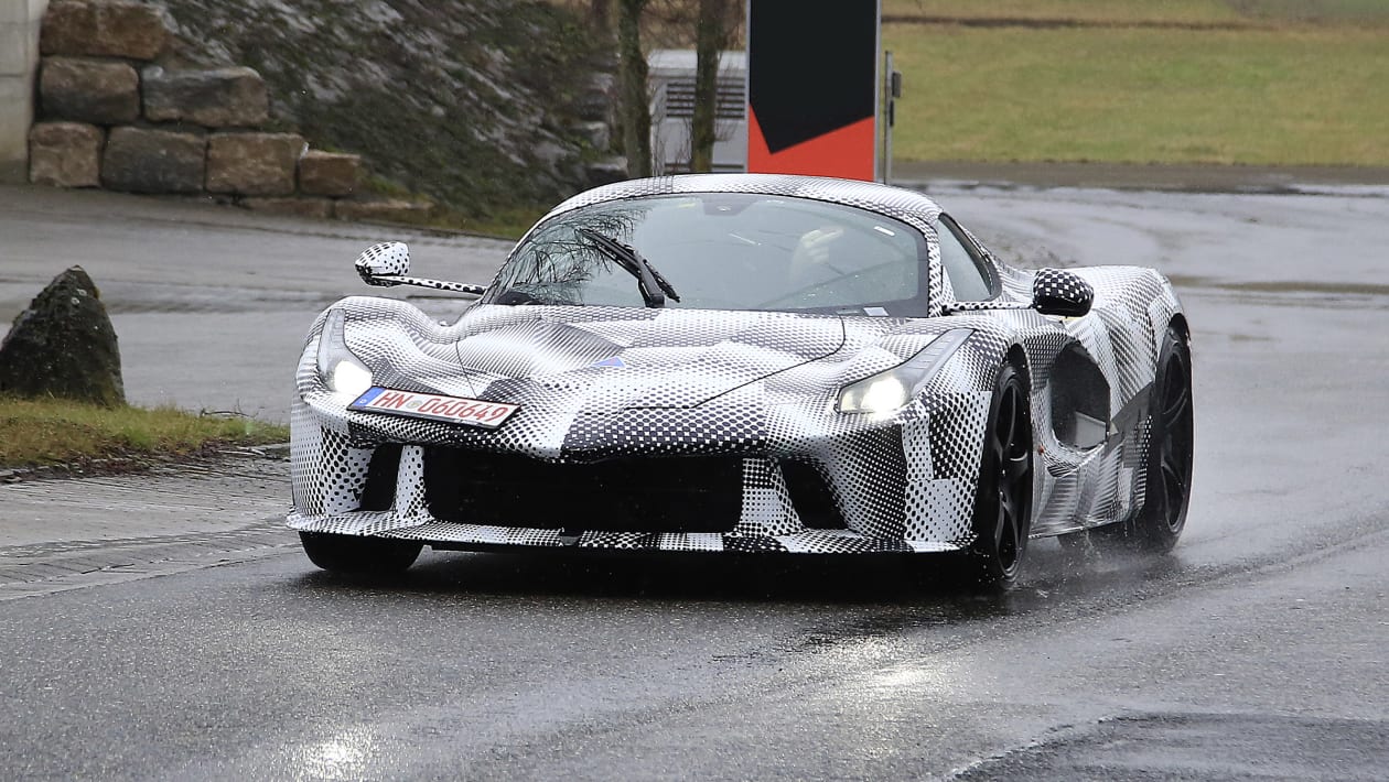 Next Ferrari hypercar spied in development Next Ferrari hypercar spied in development