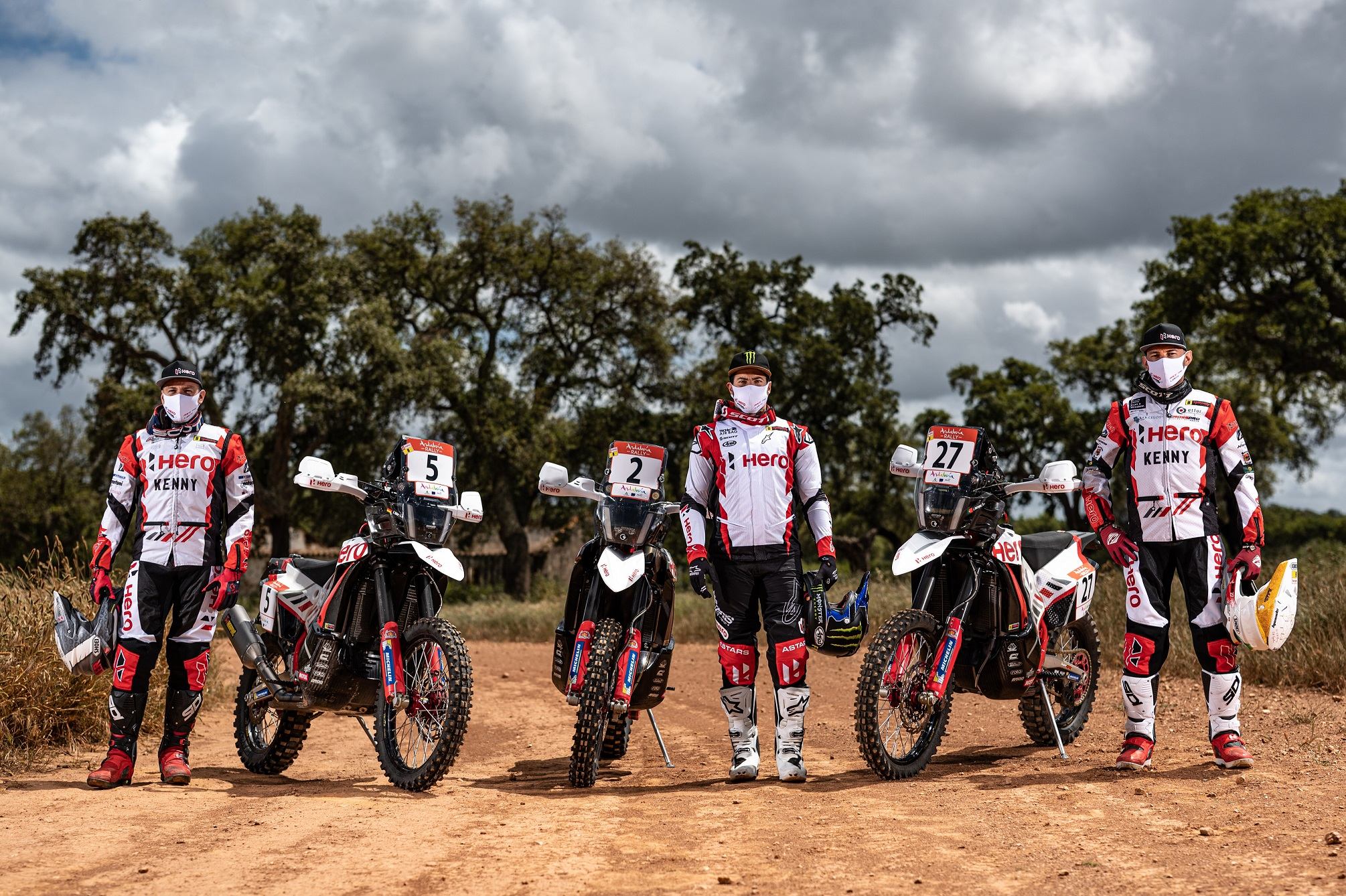 Hero MotoSport riders dominate stage one of the 2021 Andalucia rally Hero MotoSport riders dominate stage one of the 2021 Andalucia rally