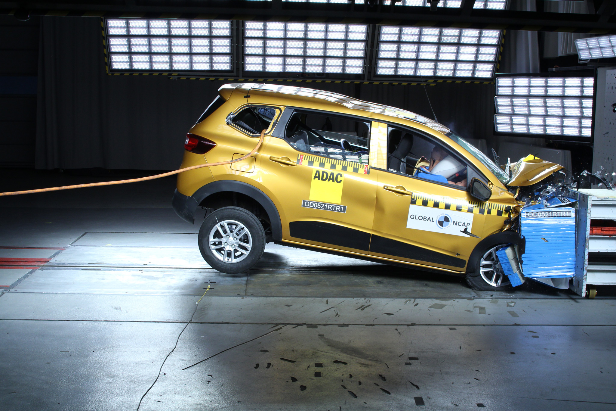 Renault Triber scores 4 stars in the Global NCAP crash tests Renault Triber scores 4 stars in the Global NCAP crash tests
