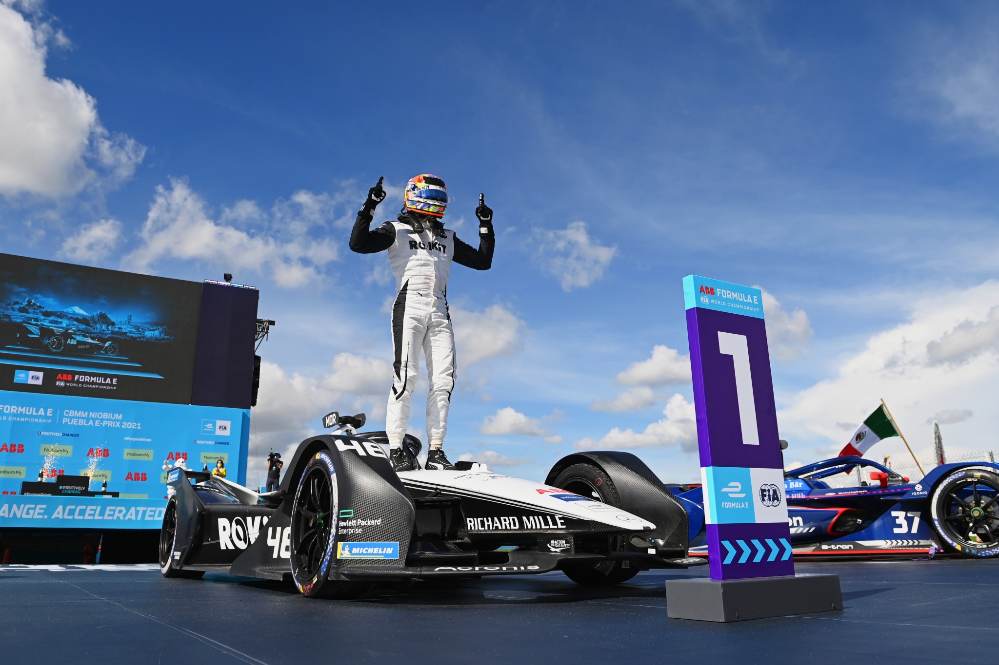Edoardo Mortara finishes Round 9 of Formula E in Puebla on top, leads driver standings with 72 points Edoardo Mortara finishes Round 9 of Formula E in Puebla on top, leads driver standings with 72 points
