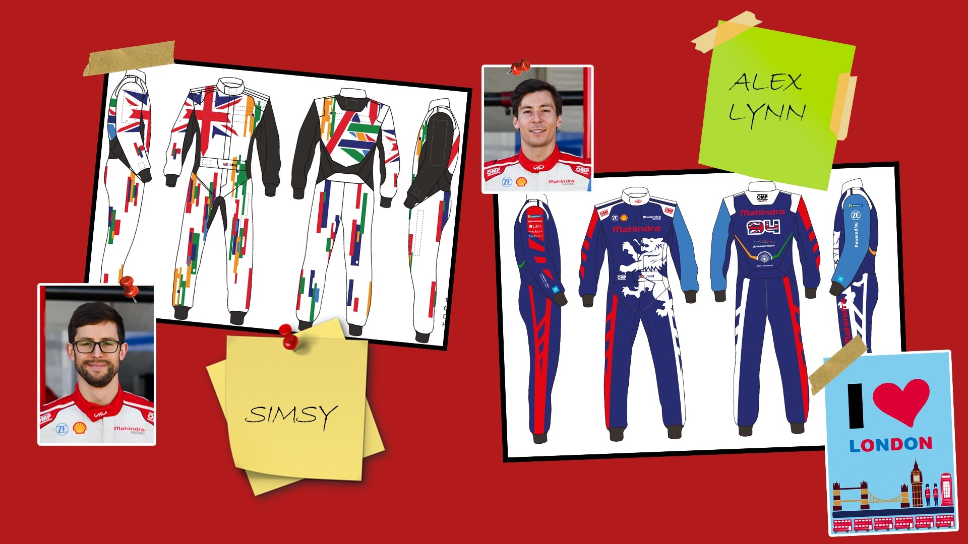 Alexander Sims and Alex Lynn to wear suit designs from the 2021 Driven By Design competition Alexander Sims and Alex Lynn to wear suit designs from the 2021 Driven By Design competition