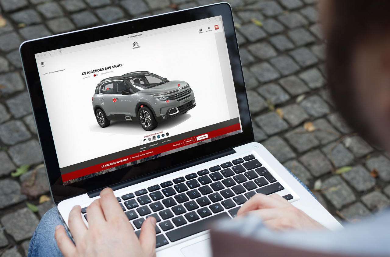 Citroen India joins hands with Eccentric Engine for 3D digital visualisations of their cars online Citroen India joins hands with Eccentric Engine for 3D digital visualisations of their cars online