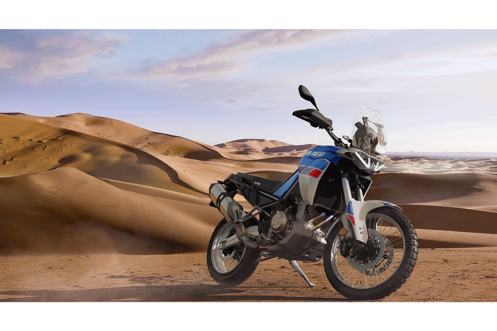 Aprilia Tuareg 660 partially revealed