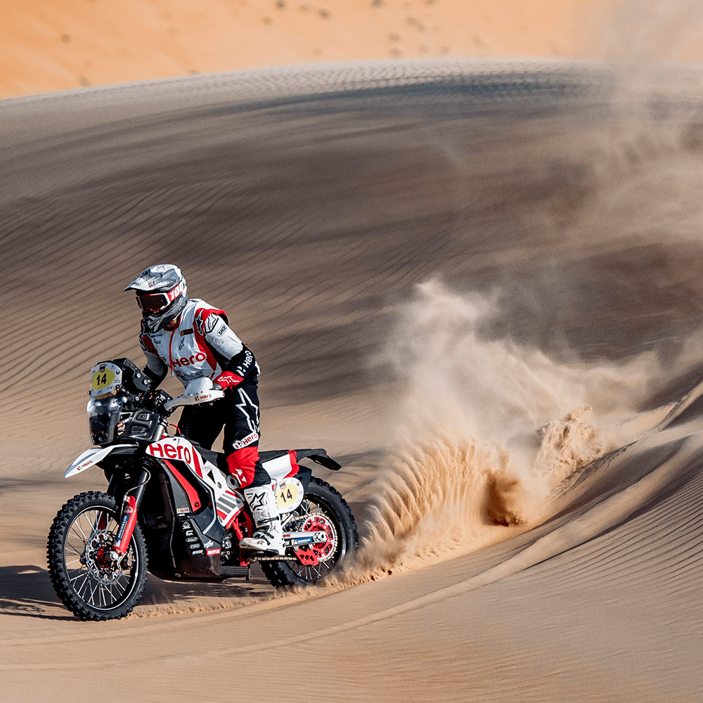 Hero MotoSports faced a hot Stage 2 at the Abu Dhabi Desert Challenge Hero MotoSports faced a hot Stage 2 at the Abu Dhabi Desert Challenge