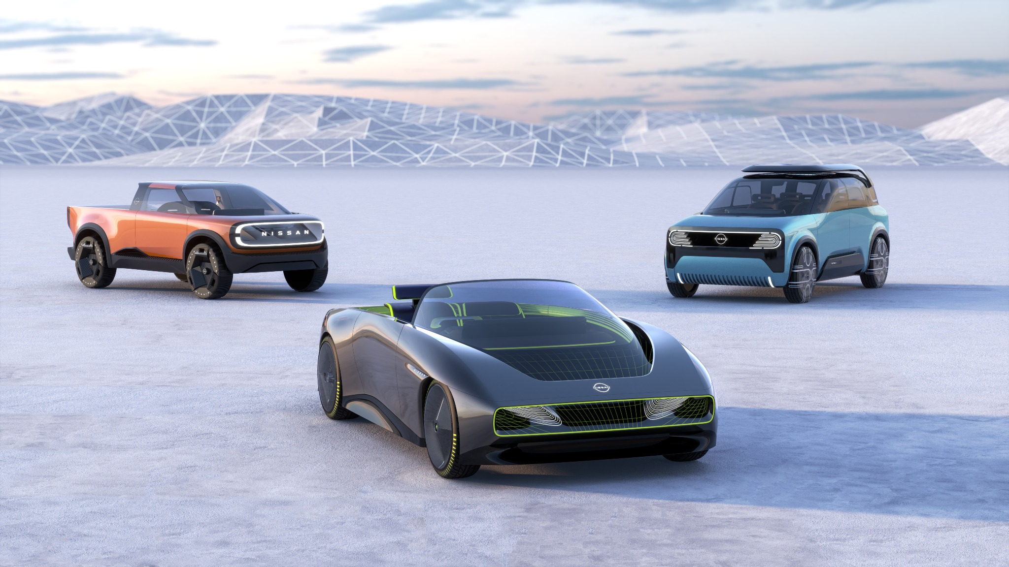 Nissan unveils four new electric concepts, to roll out 15 EVs by 2030