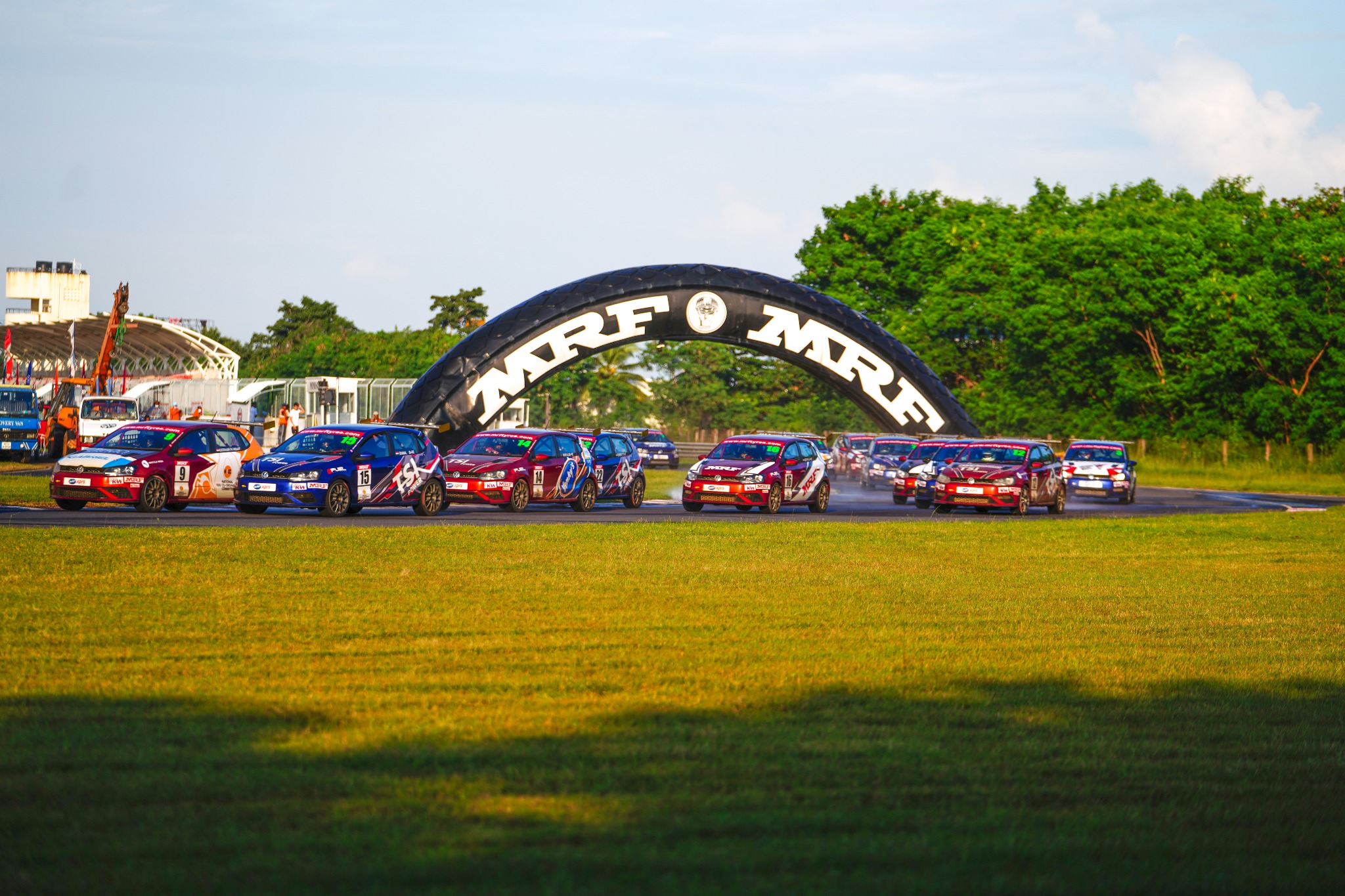 Ritesh Rai wins Race 2 of Round 2 VW Polo Championship Ritesh Rai wins Race 2 of Round 2 VW Polo Championship