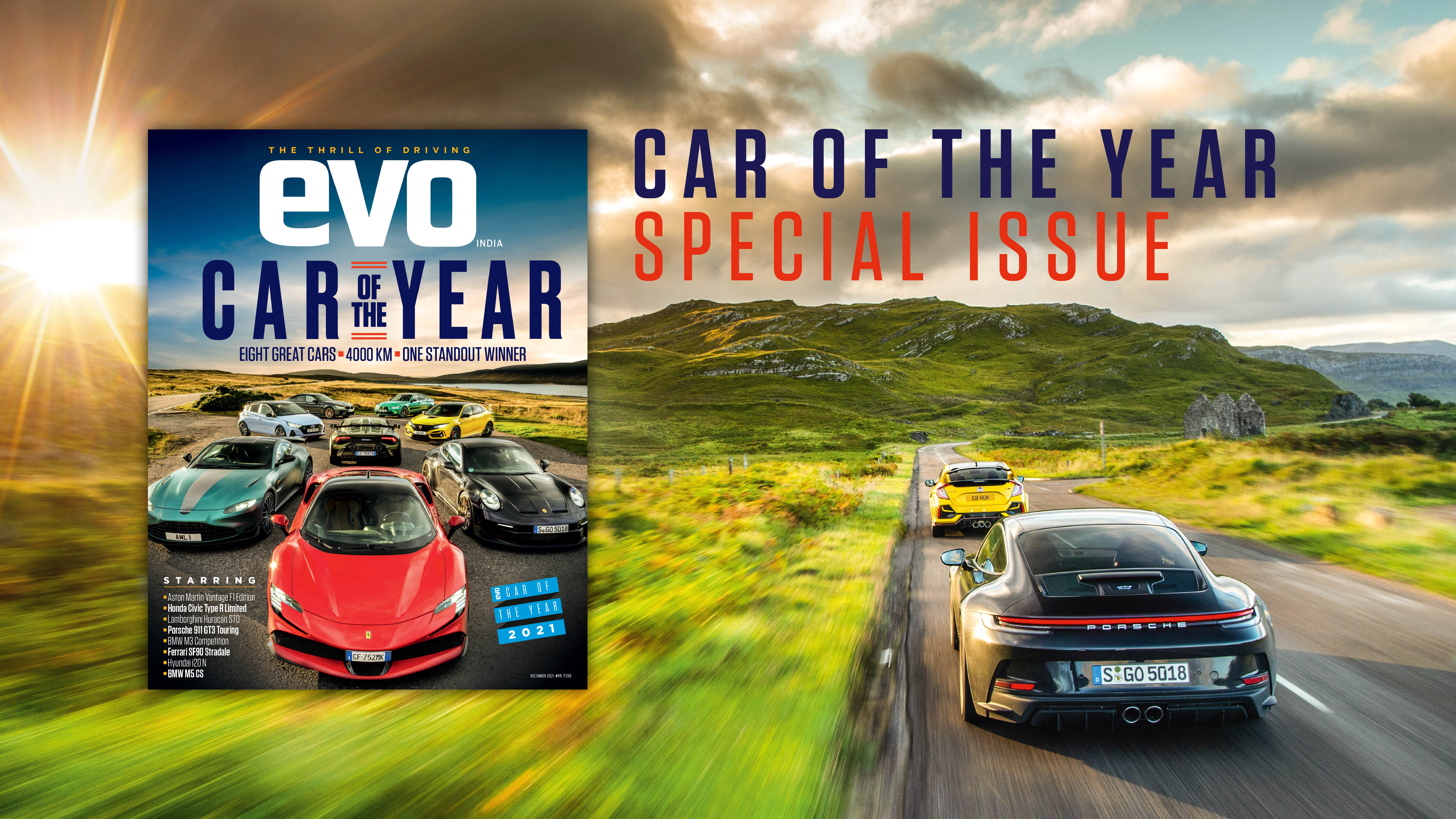 Our biggest story of the year — eCOTY — headlines the December 2021 issue of evo India Our biggest story of the year — eCOTY — headlines the December 2021 issue of evo India