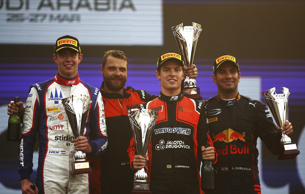 F2 Round 2: Jehan Daruvala gets on the podium in Saudi Arabia F2 Round 2: Jehan Daruvala gets on the podium in Saudi Arabia
