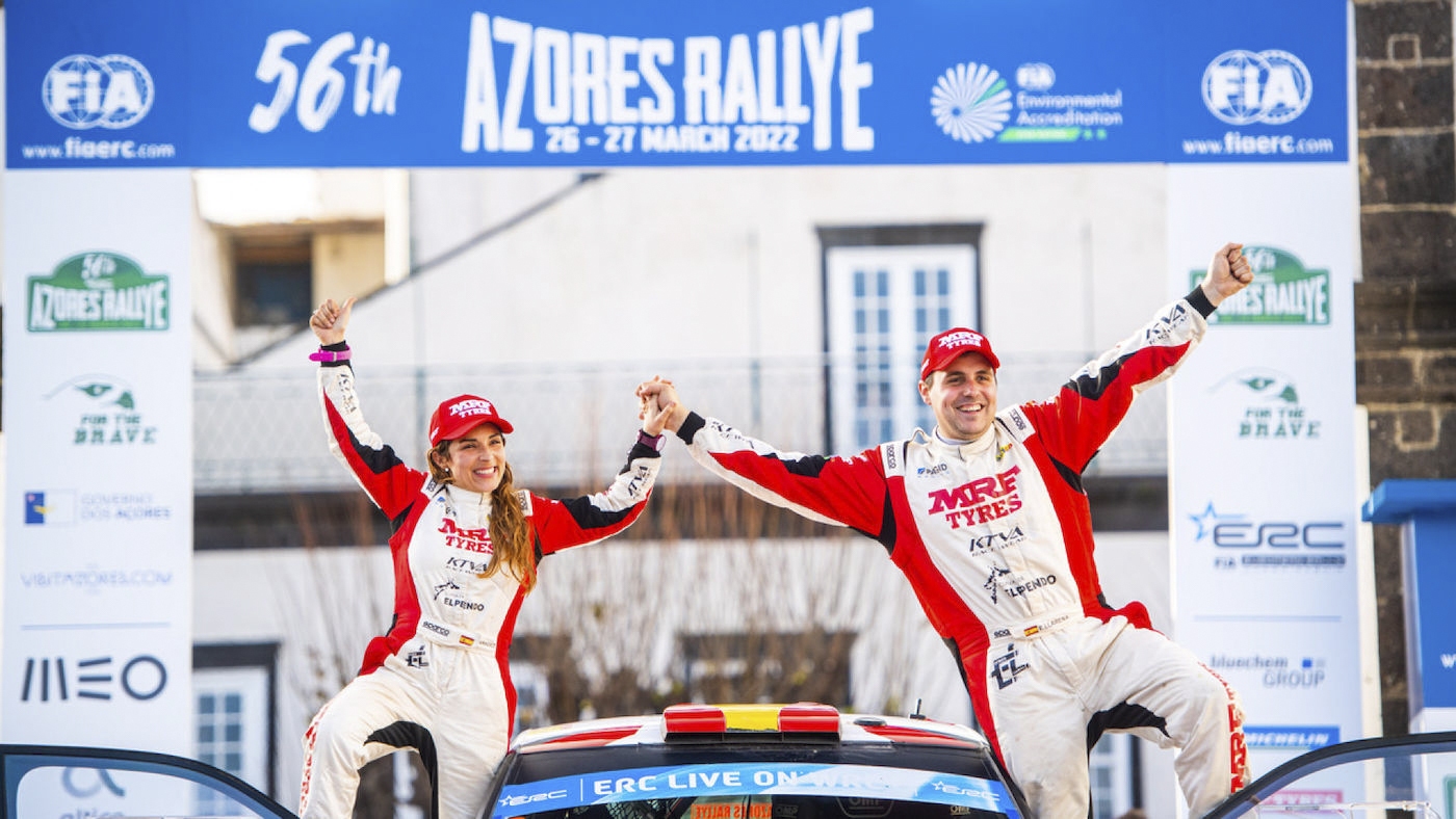 Team MRF Tyres win Round 2 of the ERC Team MRF Tyres win Round 2 of the ERC