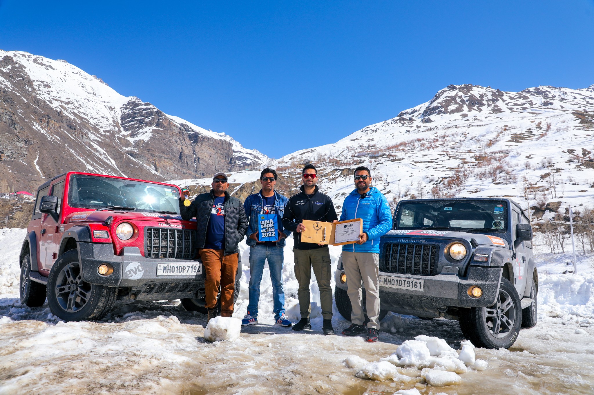 Mahindra Thar Sand 2 Snow: We set a new national record with the Thar! Mahindra Thar Sand 2 Snow: We set a new national record with the Thar!