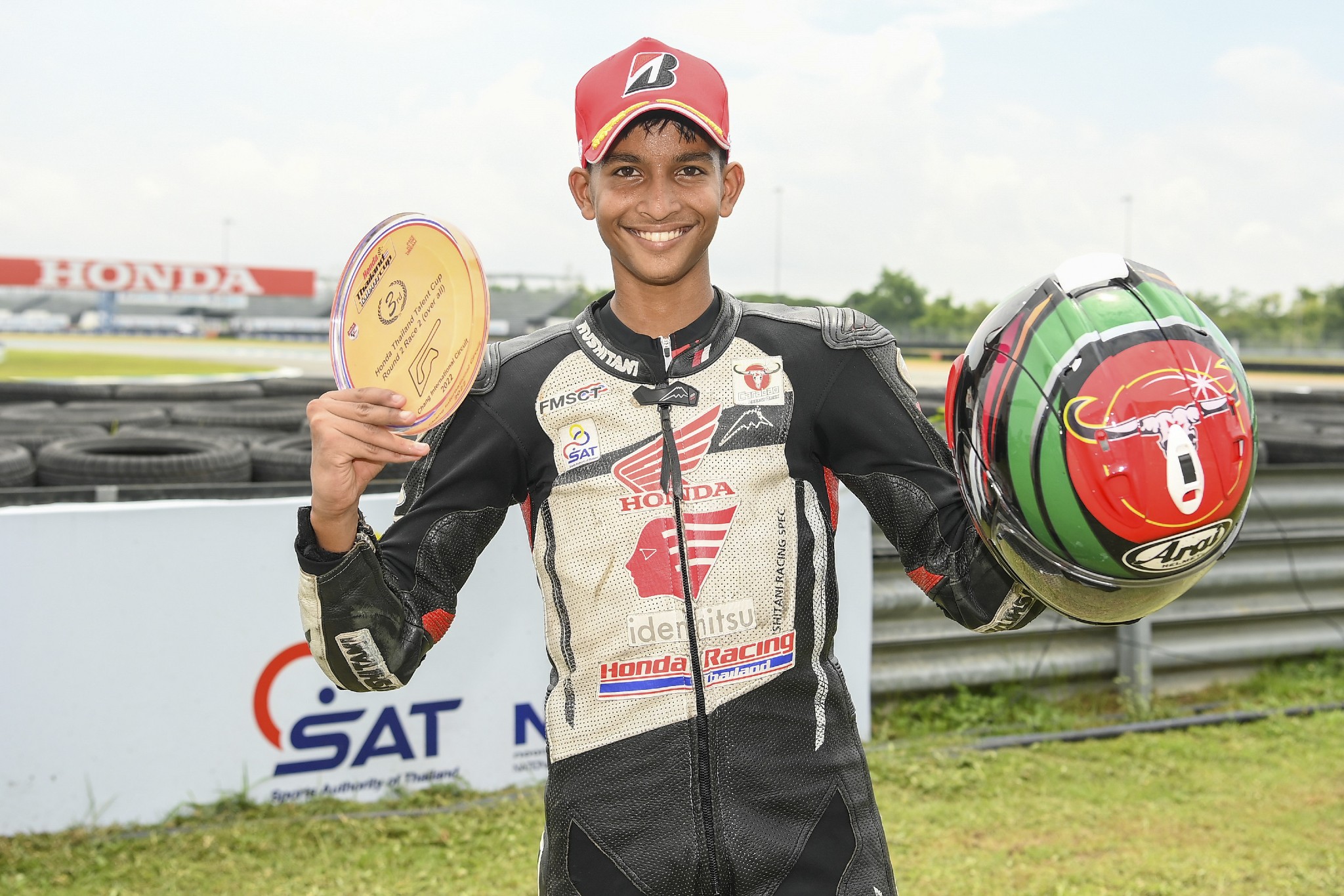 Sarthak Chavan makes history at the Thailand Talent Cup 2022, scores podium in round 2 Sarthak Chavan makes history at the Thailand Talent Cup 2022, scores podium in round 2