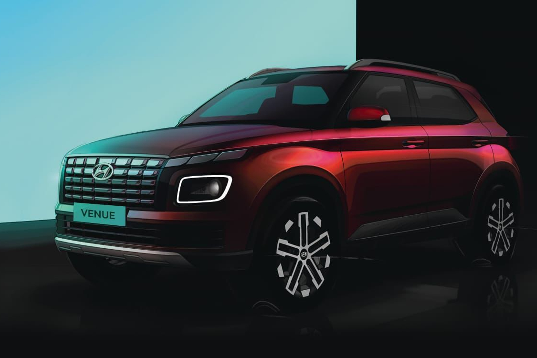 Hyundai Venue facelift launching on June 16 Hyundai Venue facelift launching on June 16