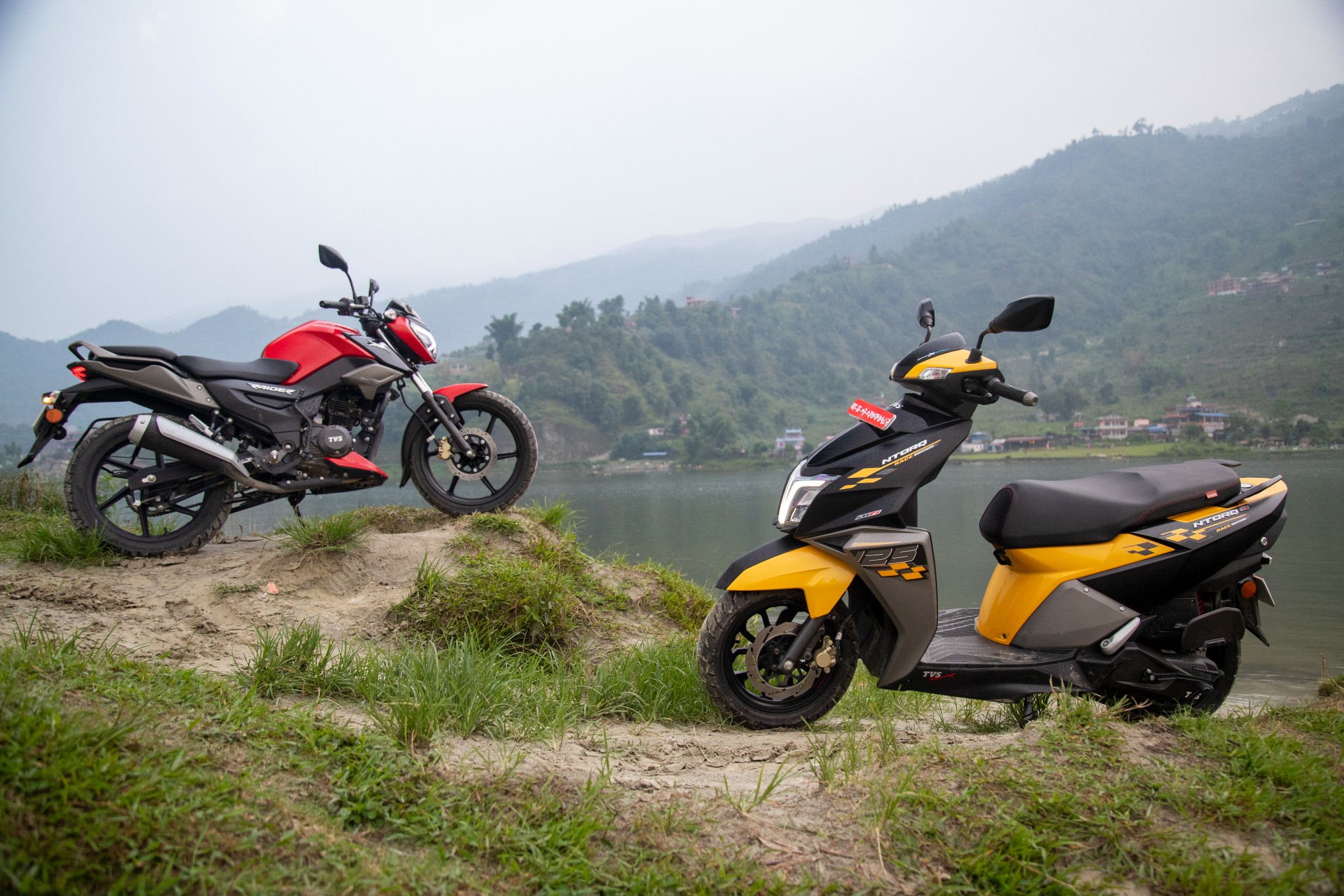 Exploring Nepal on the TVS Ntorq 125 Race Edition and the Raider Exploring Nepal on the TVS Ntorq 125 Race Edition and the Raider