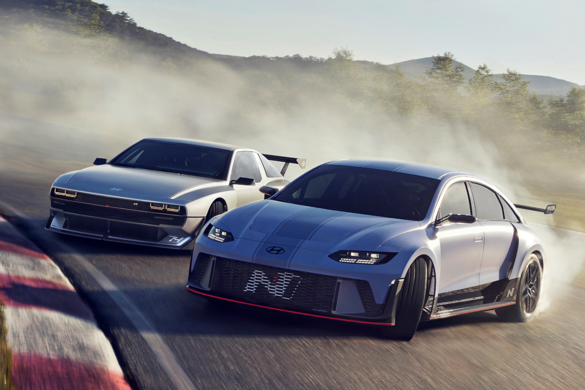 Hyundai RN22e and N Vision 74 unveiled Hyundai RN22e and N Vision 74 unveiled