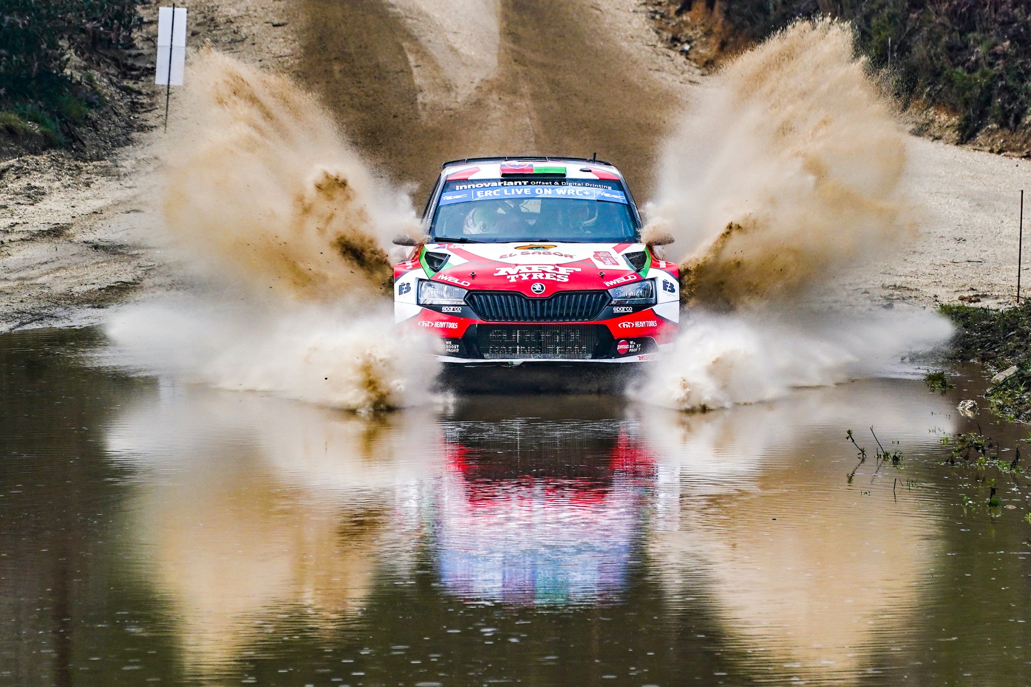 Team MRF Tyres win the 2022 FIA European Rally Championship Team MRF Tyres win the 2022 FIA European Rally Championship
