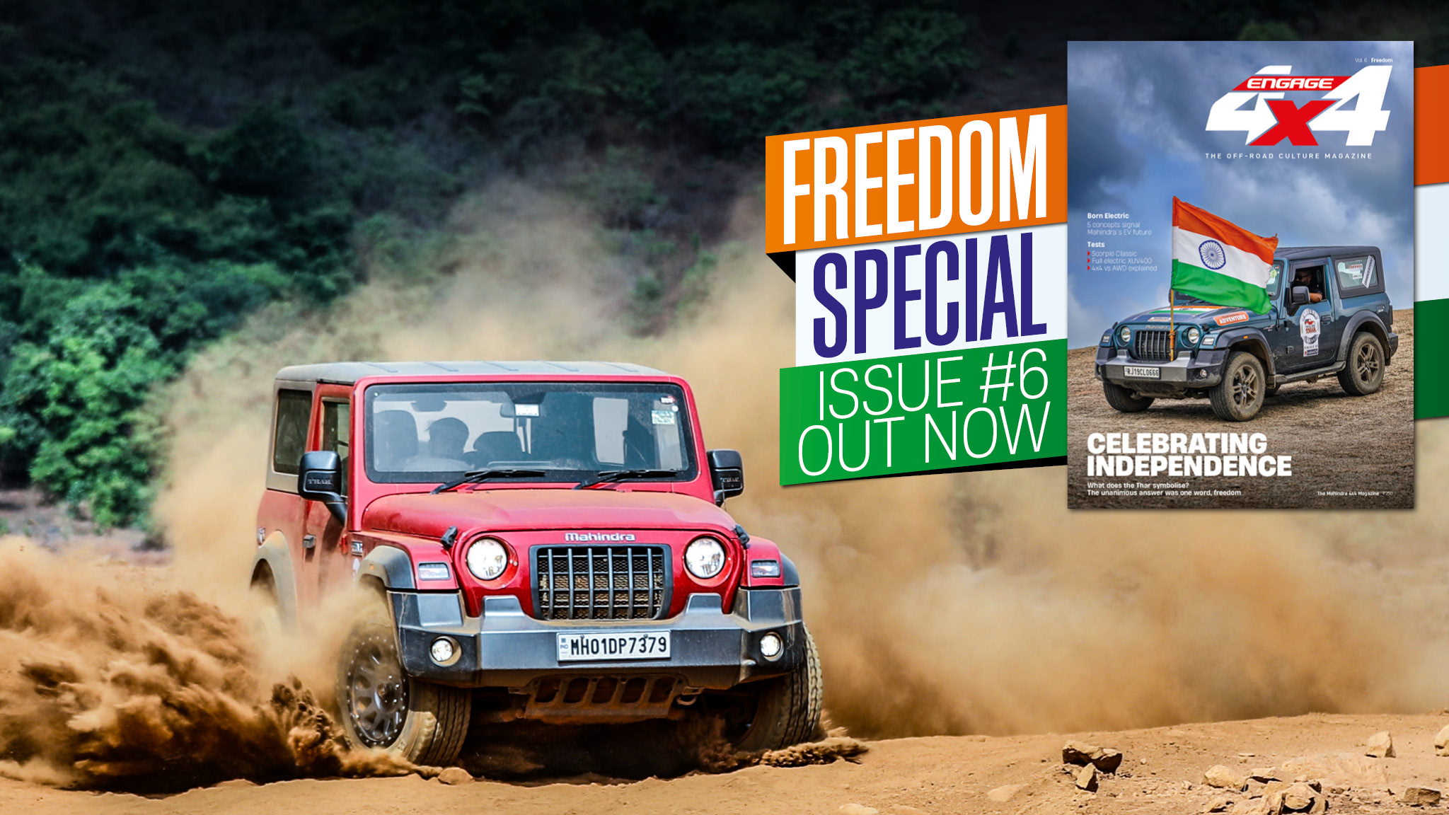 Engage 4x4 Issue #006: Exploring the idea of Freedom from the drivers seat of the Mahindra Thar! Engage 4x4 Issue #006: Exploring the idea of Freedom from the drivers seat of the Mahindra Thar!